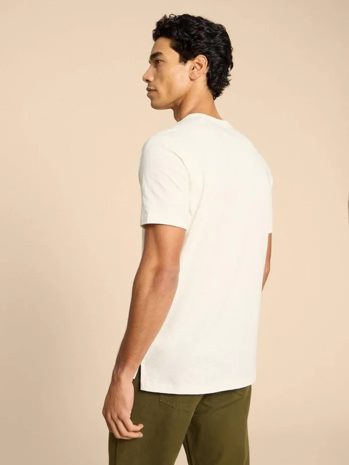 Men TSHIRTS White Stuff Shoal Fish Graphic Tee White Print Men TSHIRTS White Stuff Shoal Fish Graphic Tee White Print
