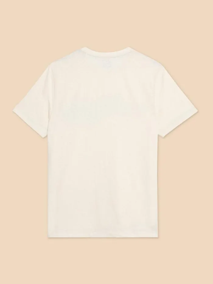 Men TSHIRTS White Stuff Shoal Fish Graphic Tee White Print Men TSHIRTS White Stuff Shoal Fish Graphic Tee White Print