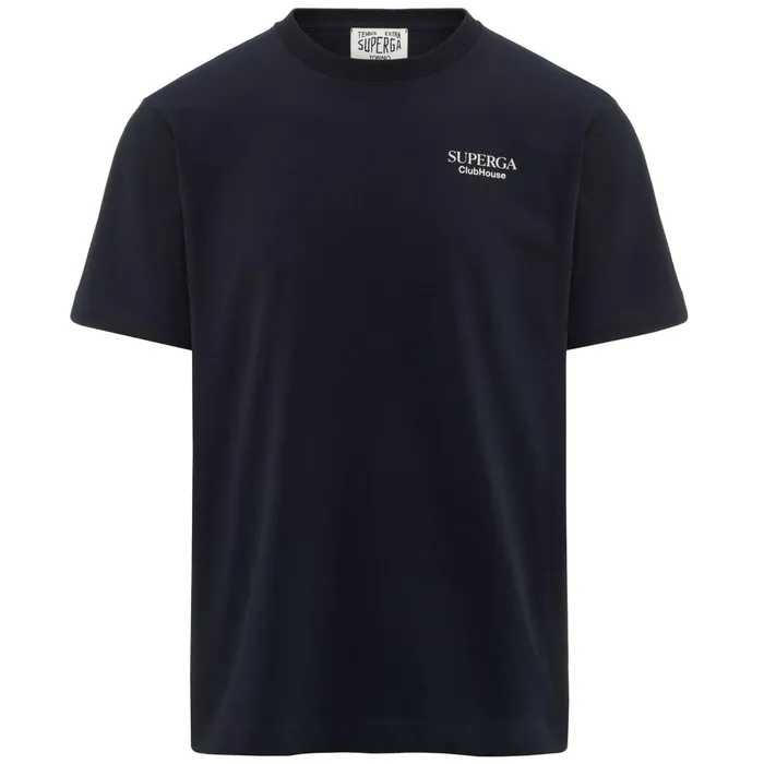 Men TShirtsTop Unisex TSHIRT SUPERGA CLUBHOUSE TShirt NAVYWHITE AVORIO Superga TShirts