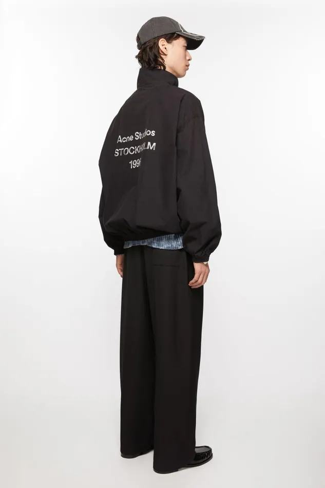 Men Tailored Trousers Black Acne Studios Trousers