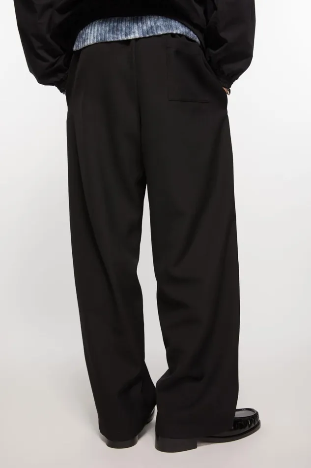 Men Tailored Trousers Black Acne Studios Trousers