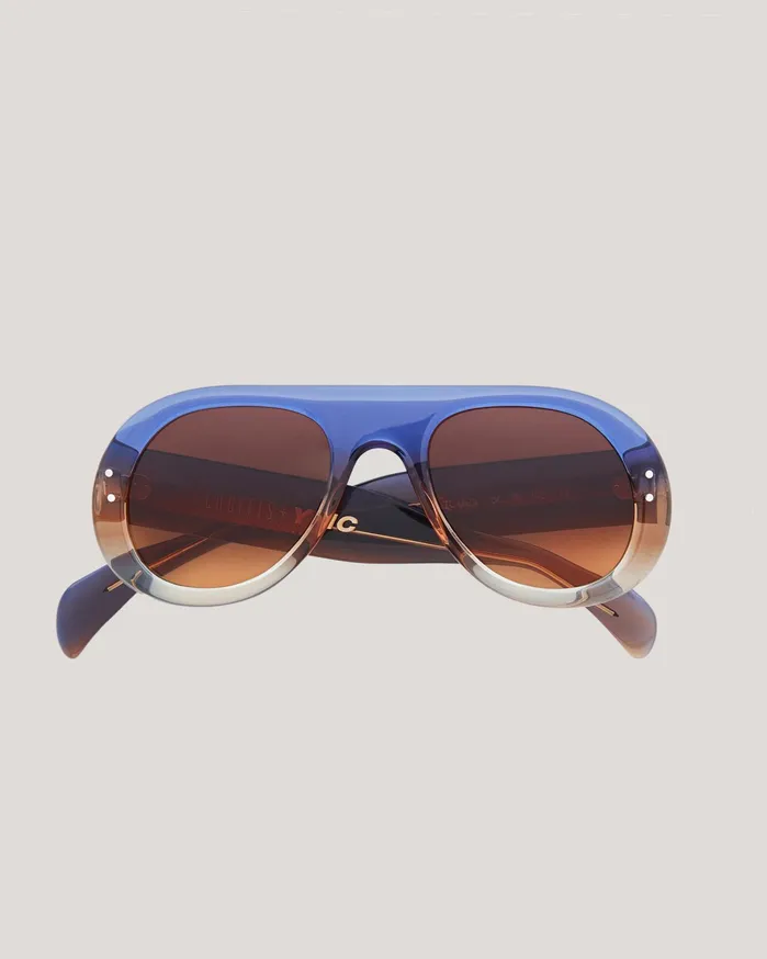 Men Tomba Sunglasses Blue YMC Eyewear