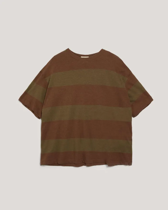 Men Triple TShirt Brown YMC Tops and TShirts