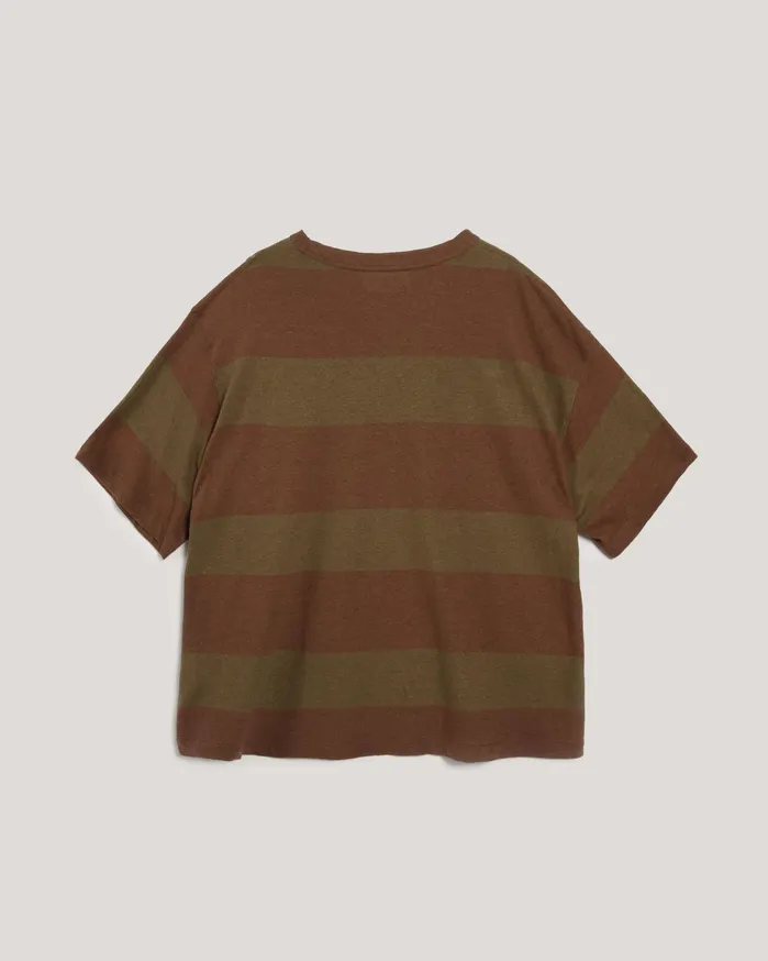 Men Triple TShirt Brown YMC Tops and TShirts
