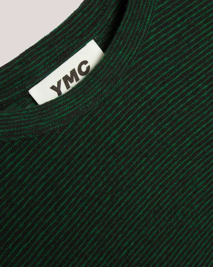 Men Triple TShirt Dark Green YMC Tops and TShirts