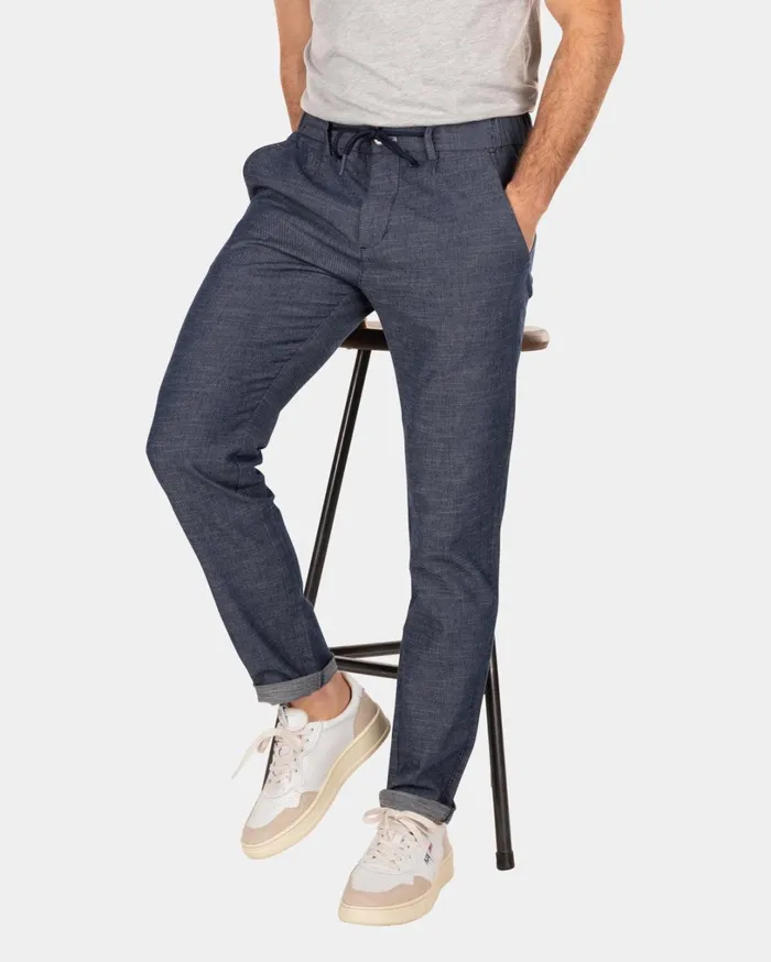 Men Trousers NZA New Zealand Auckland Navy Cotton Chino 8211 Traditional Navy