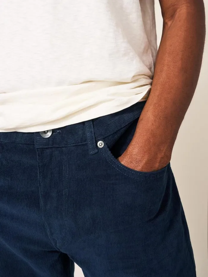 Men TROUSERS White Stuff Crosby Cord Trouser Dark Navy Men TROUSERS White Stuff Crosby Cord Trouser Dark Navy