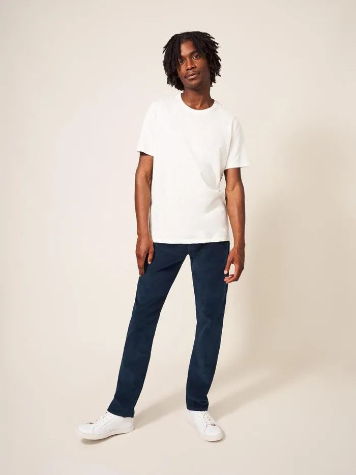 Men TROUSERS White Stuff Crosby Cord Trouser Dark Navy Men TROUSERS White Stuff Crosby Cord Trouser Dark Navy