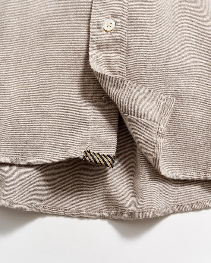 Men Tuscumbia Classic Shirt Tan Billy Reid Shirting