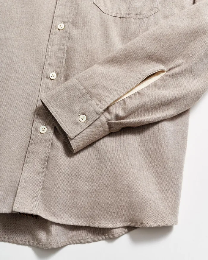 Men Tuscumbia Classic Shirt Tan Billy Reid Shirting