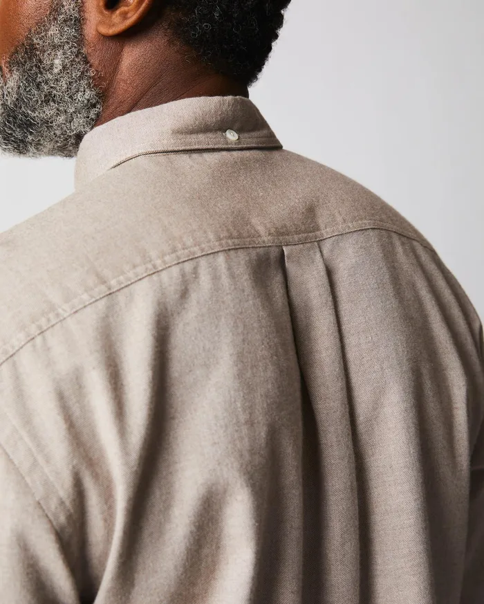 Men Tuscumbia Classic Shirt Tan Billy Reid Shirting