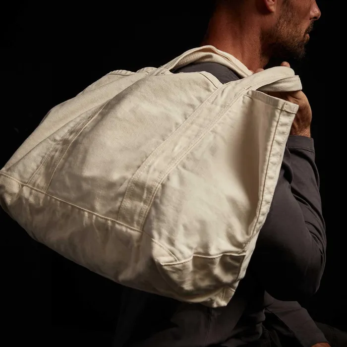 MENWOMEN James Perse TOTE BAGS Small Canvas Tote White