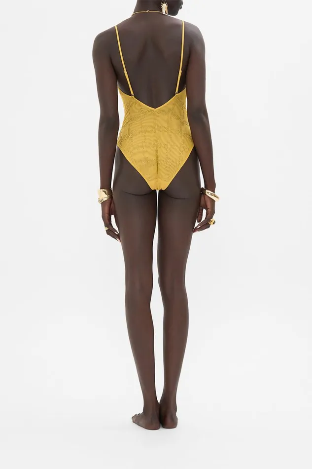 MESH TRI BODYSUIT GOLD Gold Womens Camilla Bras and Underwear