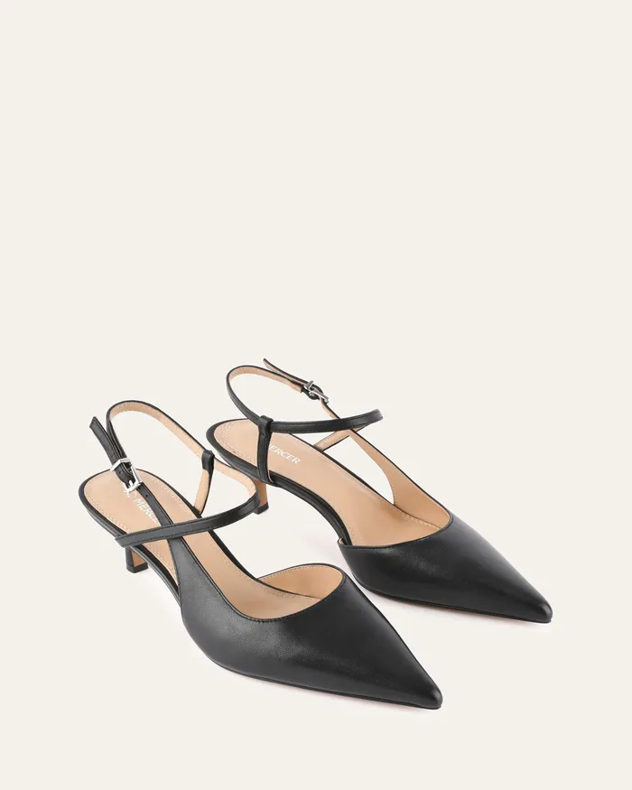 MID HEELS Ricki mid heels black leather jomercer Women MID HEELS Ricki mid heels black leather jomercer Women