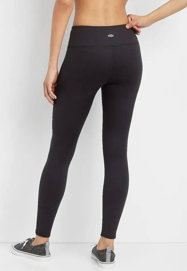Mid Rise Black 78 Luxe Legging Women Maurices Bottoms