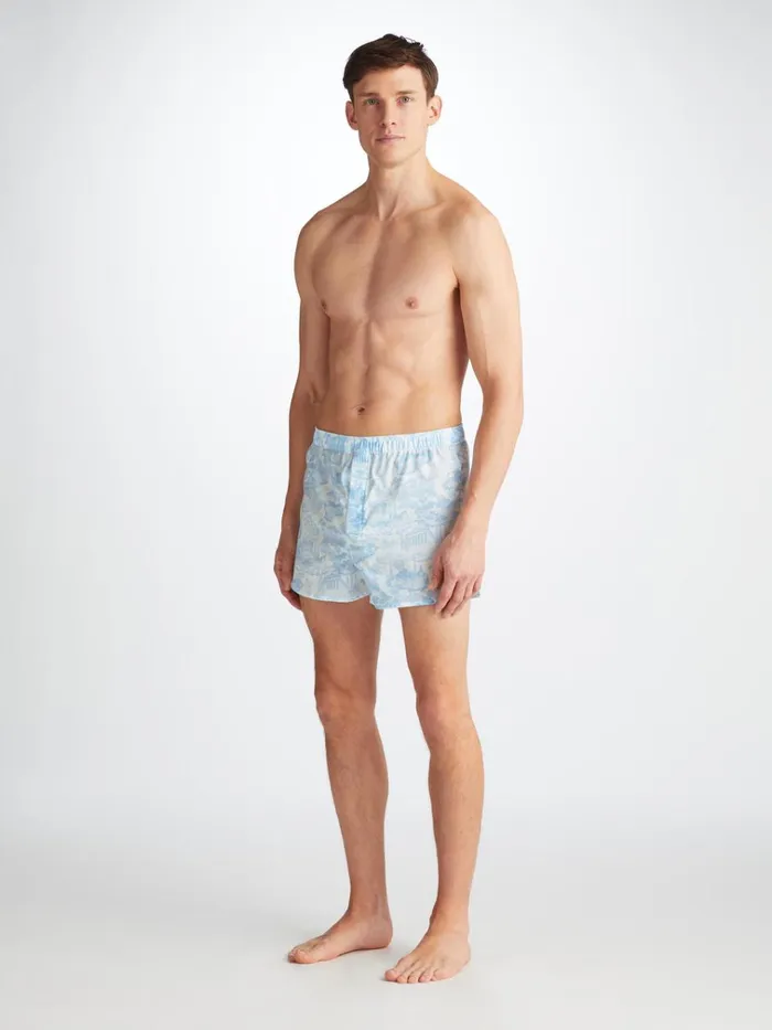 Modern Fit Boxer Shorts Men Derek Rose Modern Fit Boxers Ledbury 77 Cotton Batiste White
