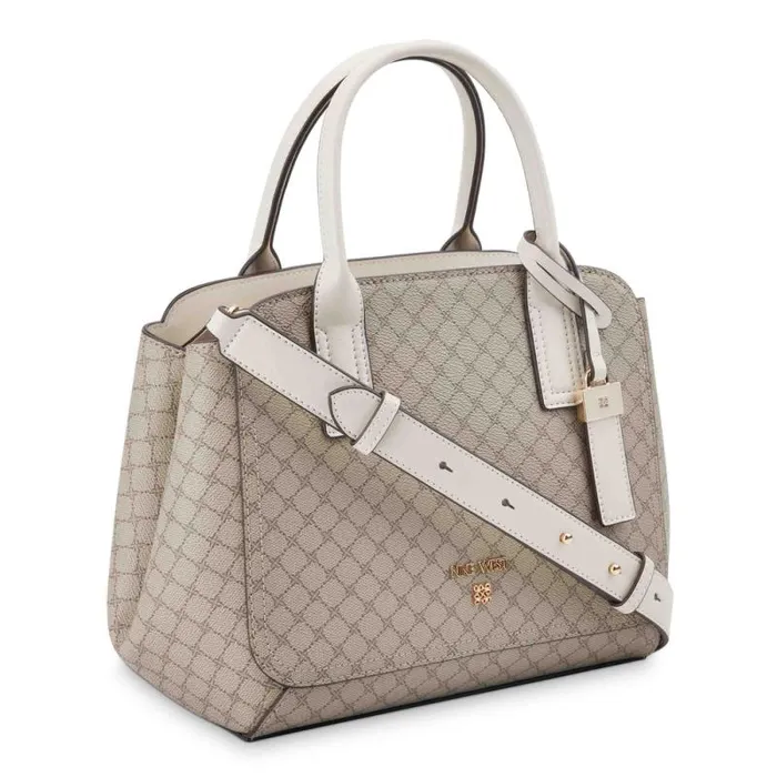 Morden Satchel Beigelogomilk Women Nine West Satchels and Shoulder Bags Morden Satchel Beigelogomilk Women Nine West Satchels and Shoulder Bags