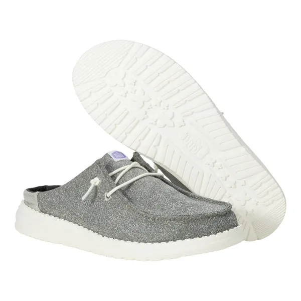 Mules Apparel Wendy Slip Metallic Sparkle heydude