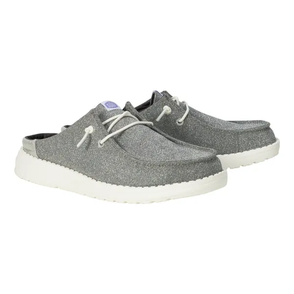 Mules Apparel Wendy Slip Metallic Sparkle heydude