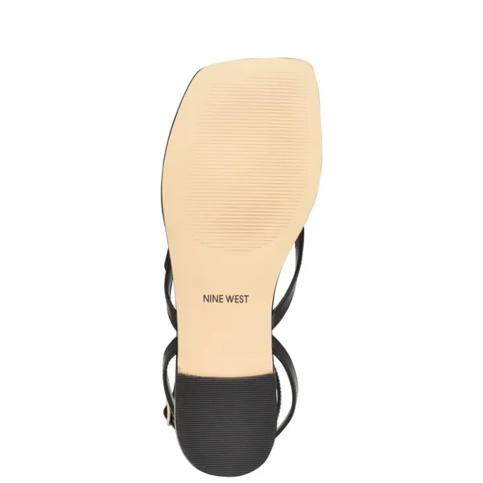 Nelson Ankle Wrap Flat Sandals Black Women Nine West Sandals Nelson Ankle Wrap Flat Sandals Black Women Nine West Sandals