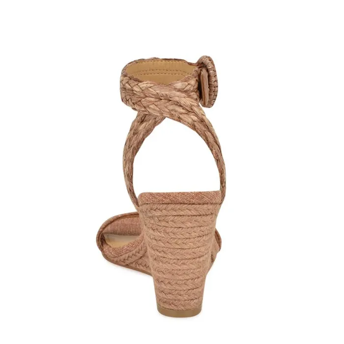 Nerisa Espadrille Wedge Sandals Brown Women Nine West Sandals Nerisa Espadrille Wedge Sandals Brown Women Nine West Sandals