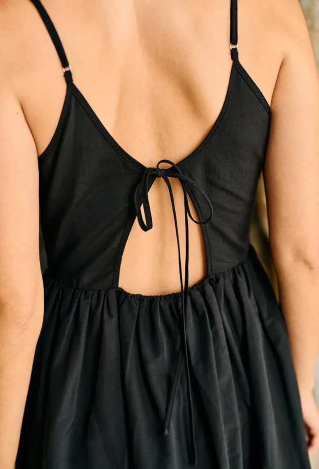 Neroni Dress Black Rosette Women Ciao Lucia Evening Dresses