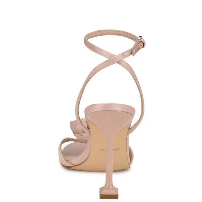 Neve Rosette Ankle Strap Sandals Light Pink Women Nine West Sandals Neve Rosette Ankle Strap Sandals Light Pink Women Nine West Sandals