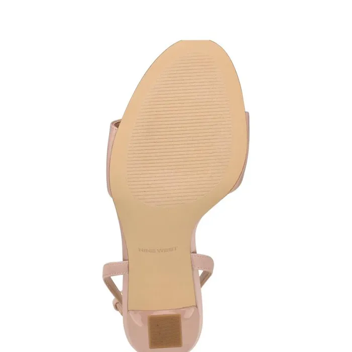 Neve Rosette Ankle Strap Sandals Light Pink Women Nine West Sandals Neve Rosette Ankle Strap Sandals Light Pink Women Nine West Sandals