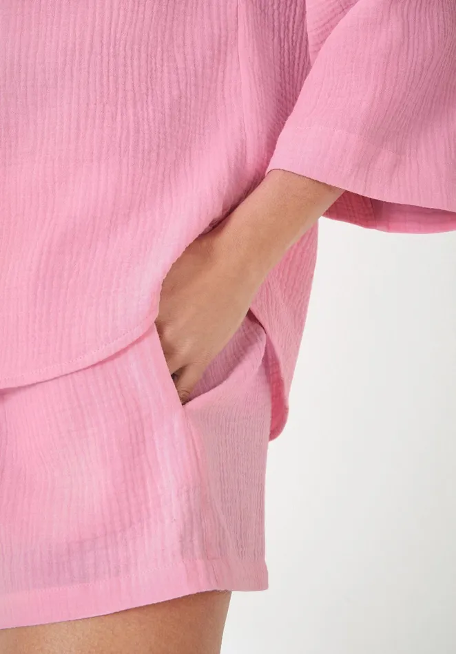 Nightwear Women Hush Lowen Cotton Pyjamas Summer Pink