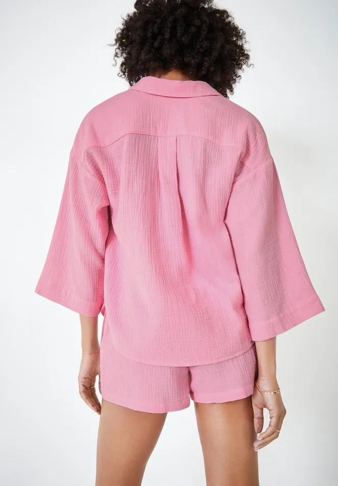 Nightwear Women Hush Lowen Cotton Pyjamas Summer Pink