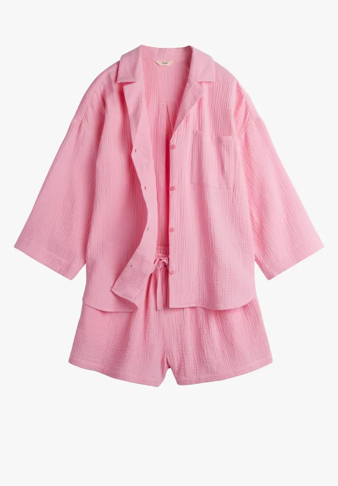 Nightwear Women Hush Lowen Cotton Pyjamas Summer Pink