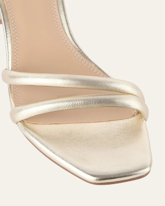 Nino high heel sandals soft gold leather HIGH SANDALS jomercer Women Nino high heel sandals soft gold leather HIGH SANDALS jomercer Women