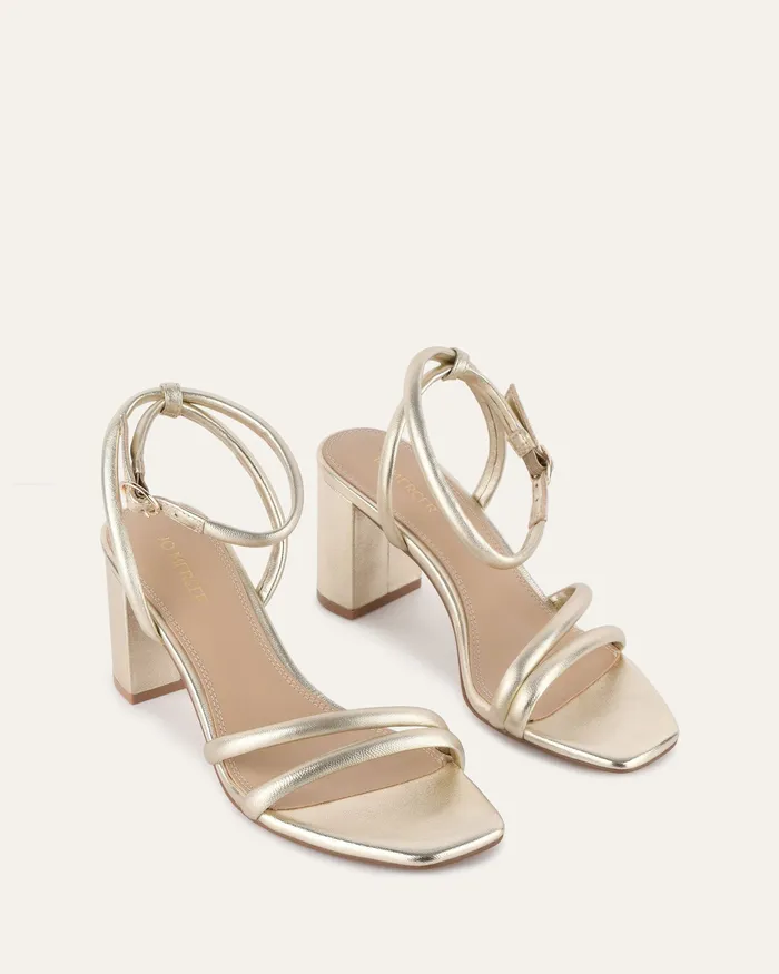 Nino high heel sandals soft gold leather HIGH SANDALS jomercer Women Nino high heel sandals soft gold leather HIGH SANDALS jomercer Women