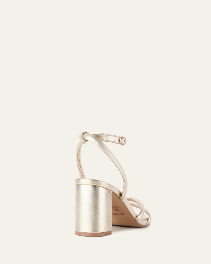 Nino high heel sandals soft gold leather HIGH SANDALS jomercer Women Nino high heel sandals soft gold leather HIGH SANDALS jomercer Women