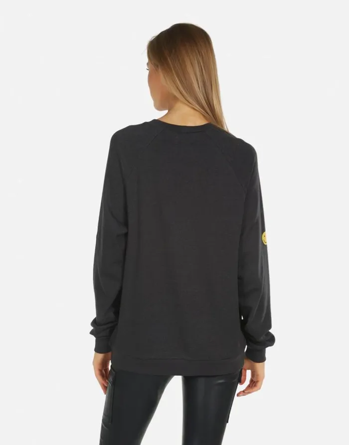 Noleta Peace Hand Elements Onyx Women Lauren Moshi Long Sleeve