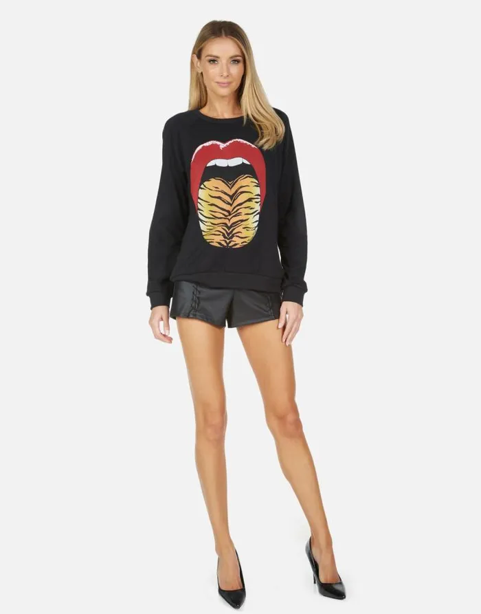 Noleta X Tiger Tongue Black Women Lauren Moshi Long Sleeve