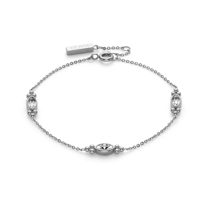 Olivia Burton Bracelets Women Dainty Silver Tone Bracelet