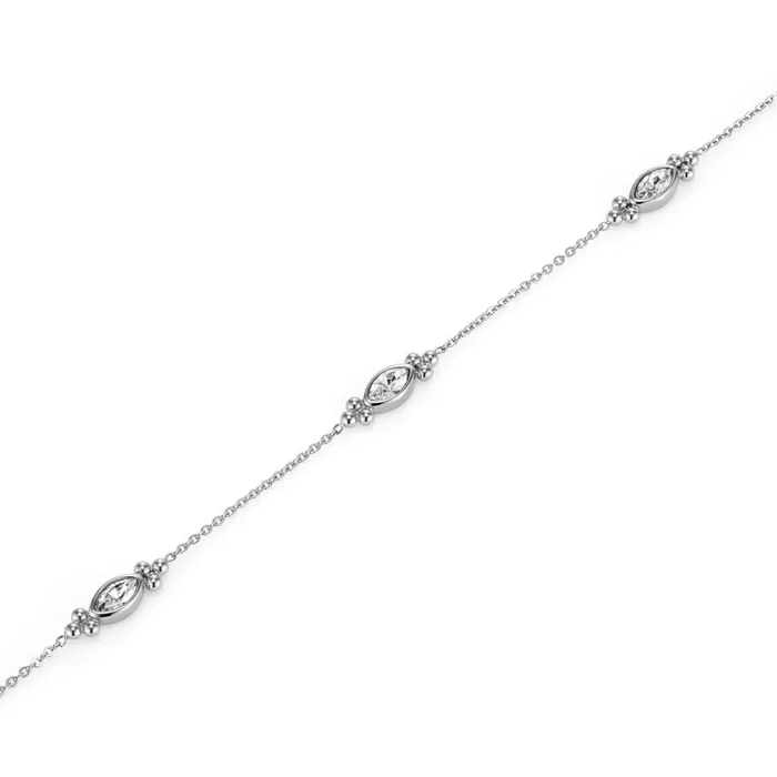 Olivia Burton Bracelets Women Dainty Silver Tone Bracelet