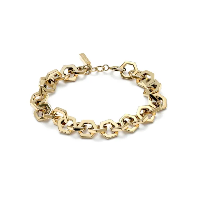 Olivia Burton Bracelets Women Honeycomb Gold Link Bracelet