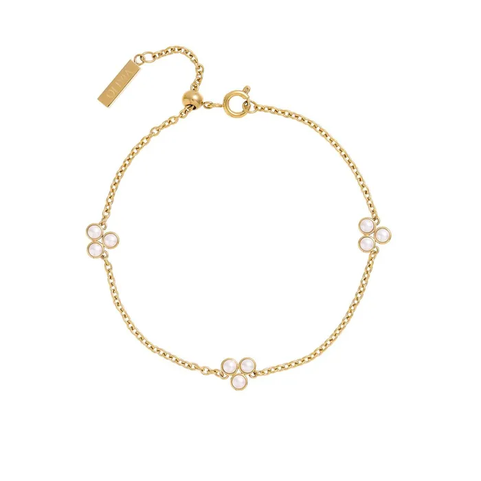 Olivia Burton Bracelets Women Pearl Cluster Gold Bracelet