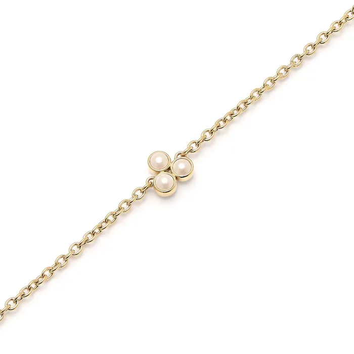 Olivia Burton Bracelets Women Pearl Cluster Gold Bracelet