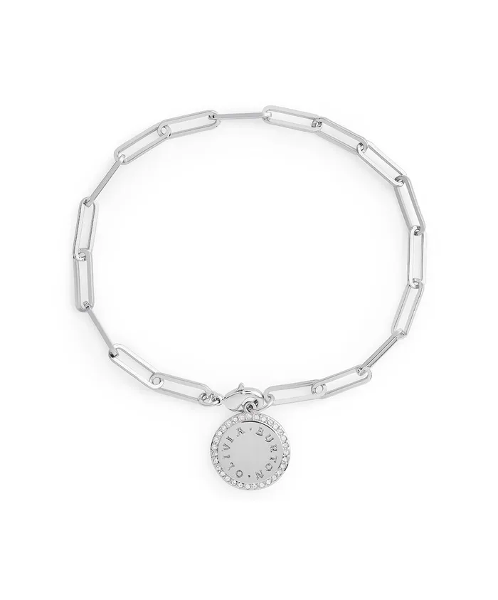 Olivia Burton Bracelets Women Silver Disc Womens Bracelet
