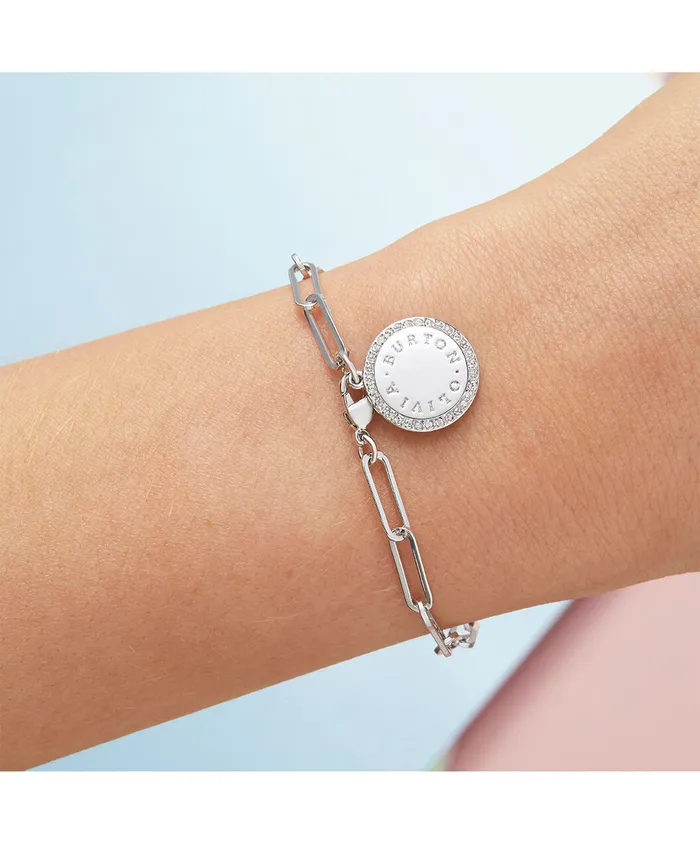 Olivia Burton Bracelets Women Silver Disc Womens Bracelet