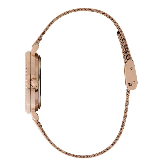Olivia Burton Classic Watches Women 30mm Vintage Bead Rose Gold Mesh Watch