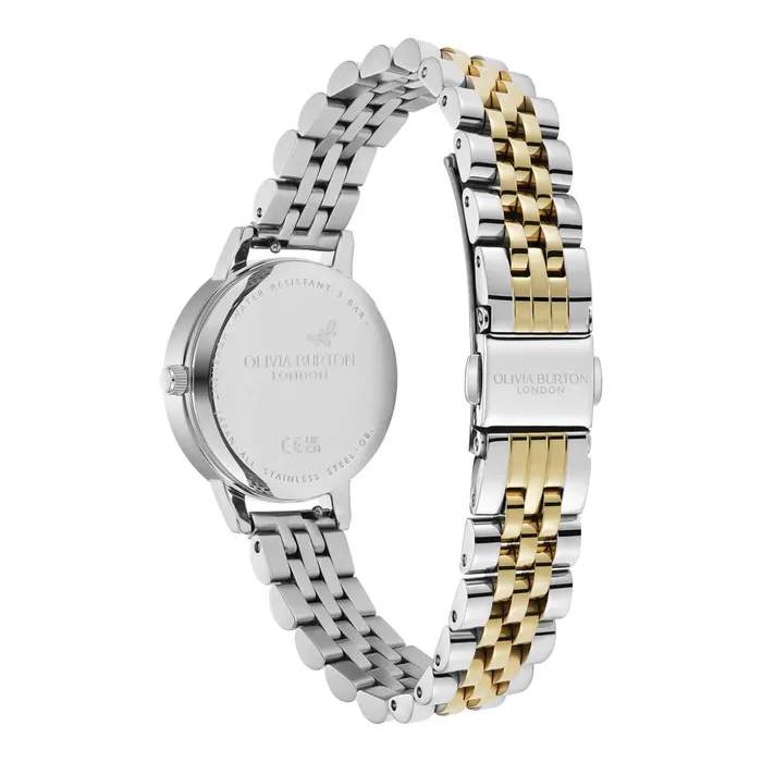 Olivia Burton Classic Watches Women 30mm White and Two Tone Bracelet Watch
