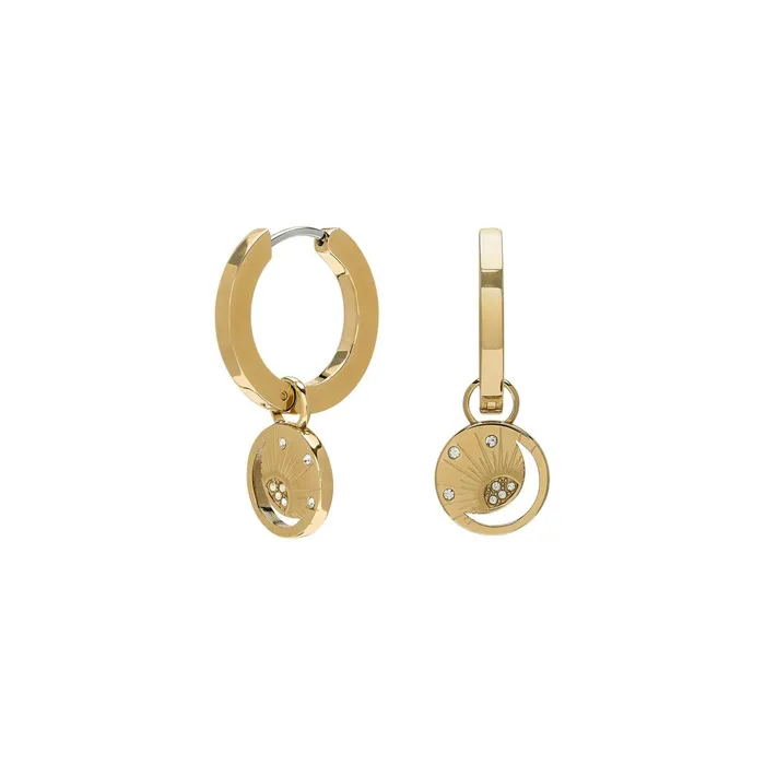 Olivia Burton Earrings Women Celestial Sun Gold Plated Hoop Earrings