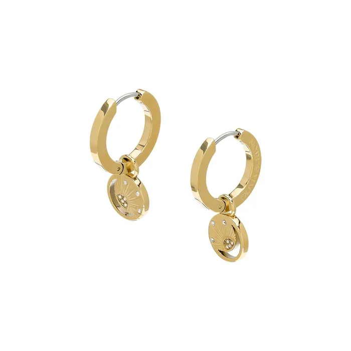 Olivia Burton Earrings Women Celestial Sun Gold Plated Hoop Earrings