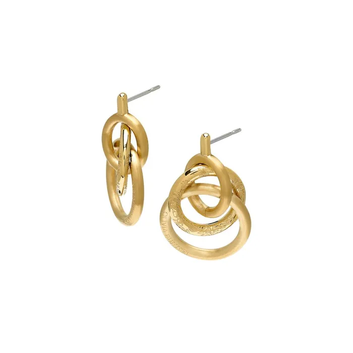 Olivia Burton Earrings Women Encircle Gold Plated Earrings