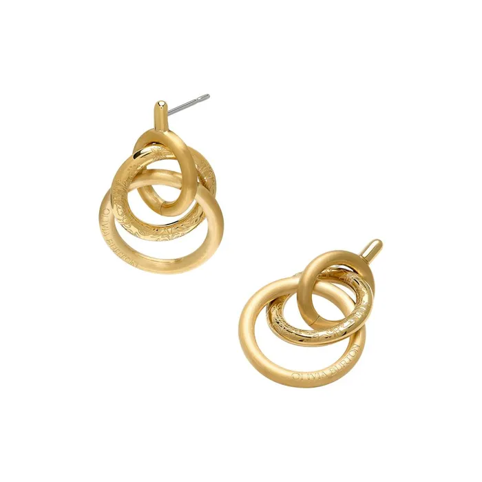 Olivia Burton Earrings Women Encircle Gold Plated Earrings
