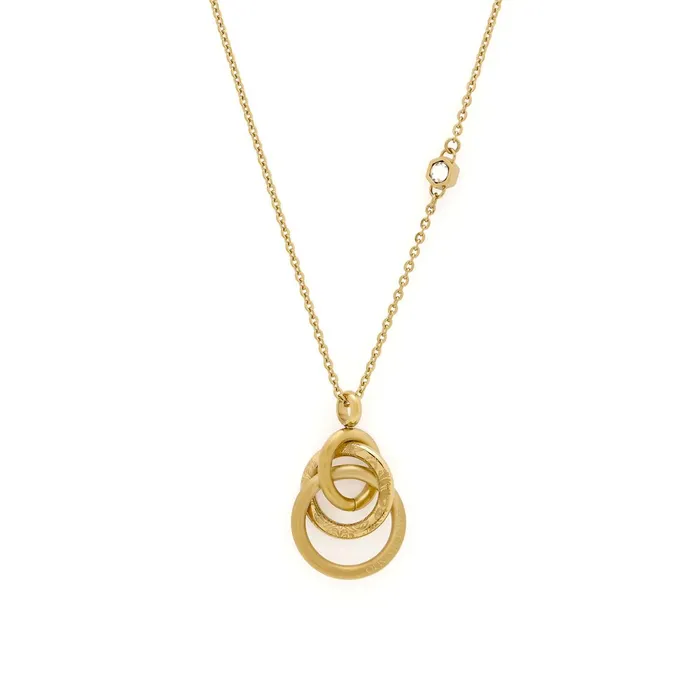 Olivia Burton Necklaces Women Encircle Gold Plated Pendant Necklace